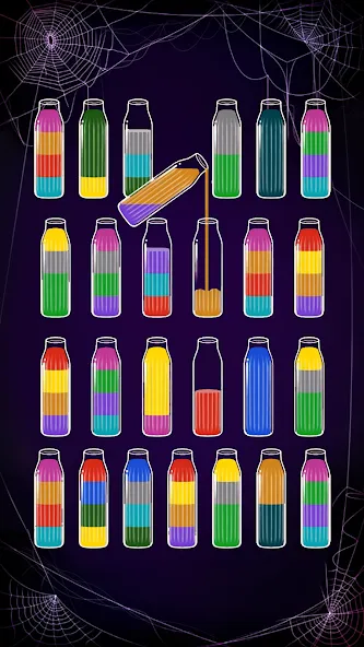 Soda Sort: Water Color Puzzle (Сода Сорт) [МОД Бесконечные монеты] Screenshot 2