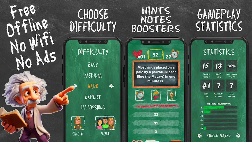 Quiz Games Offline Games [МОД Бесконечные деньги] Screenshot 3