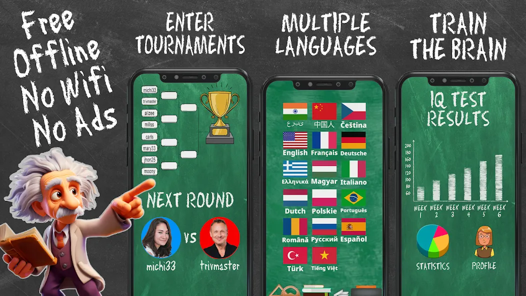 Quiz Games Offline Games [МОД Бесконечные деньги] Screenshot 4