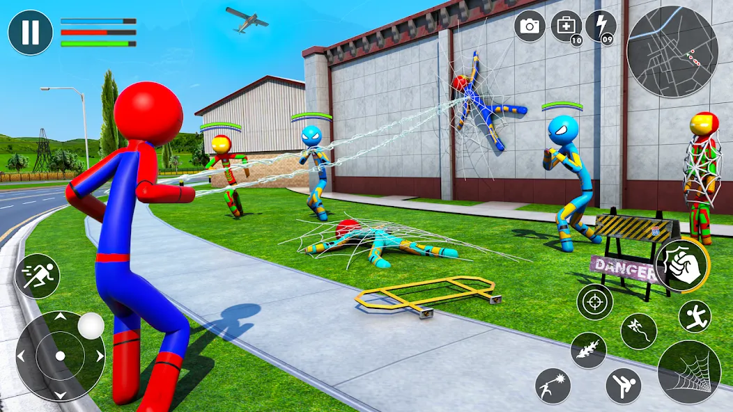 Spider Game-Stickman Rope Hero [МОД Unlimited Money] Screenshot 3