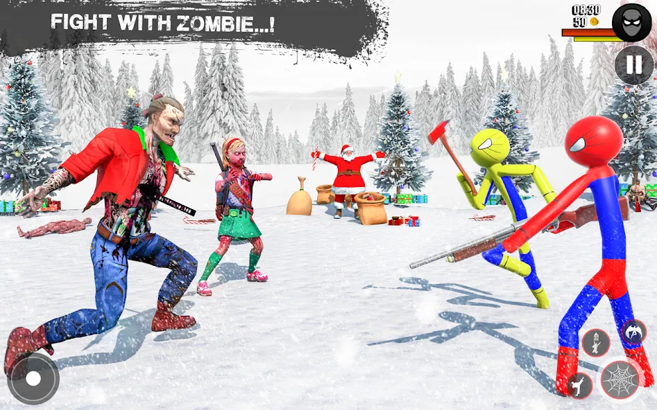 Spider Game-Stickman Rope Hero [МОД Unlimited Money] Screenshot 4