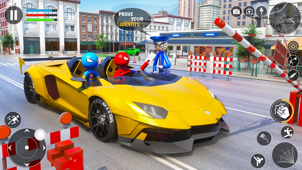 Spider Game-Stickman Rope Hero [МОД Unlimited Money] Screenshot 5