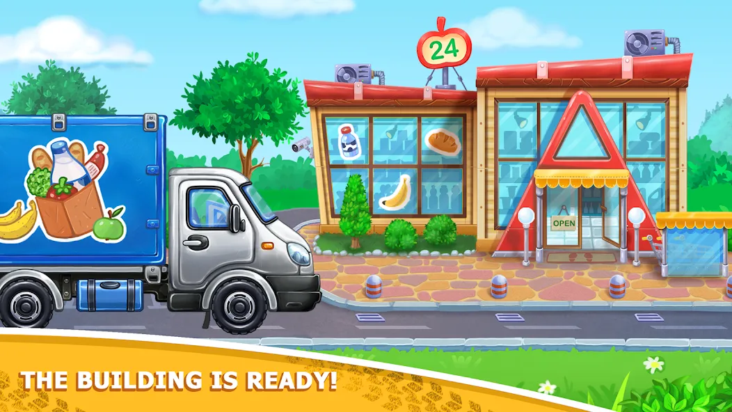 Kids truck games Build a house [МОД Меню] Screenshot 5