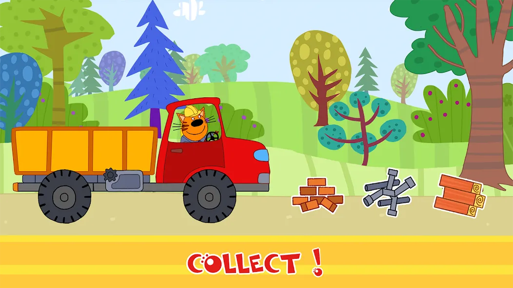 Kid-E-Cats Cars, Build a house [МОД Много денег] Screenshot 4