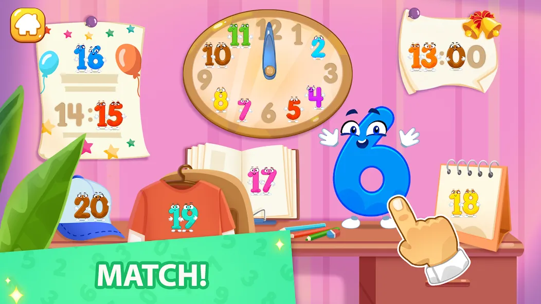 Numbers for kid Learn to count [МОД Много монет] Screenshot 3