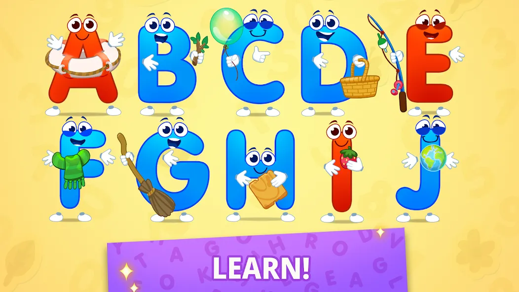 ABC kids! Alphabet, letters [МОД Много денег] Screenshot 3