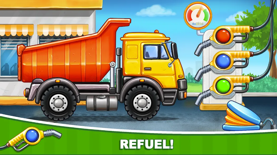Car games Bulldozer for kids 5 [МОД Много монет] Screenshot 2
