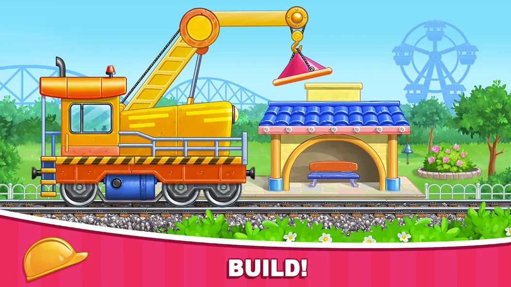 Car games Bulldozer for kids 5 [МОД Много монет] Screenshot 4