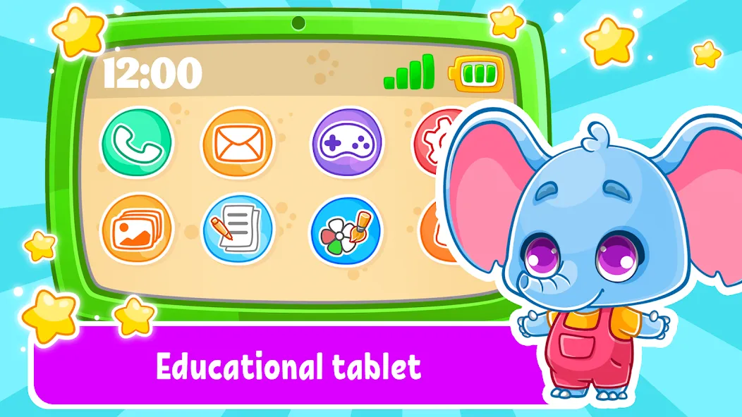 Babyphone & tablet: baby games [МОД Mega Pack] Screenshot 1
