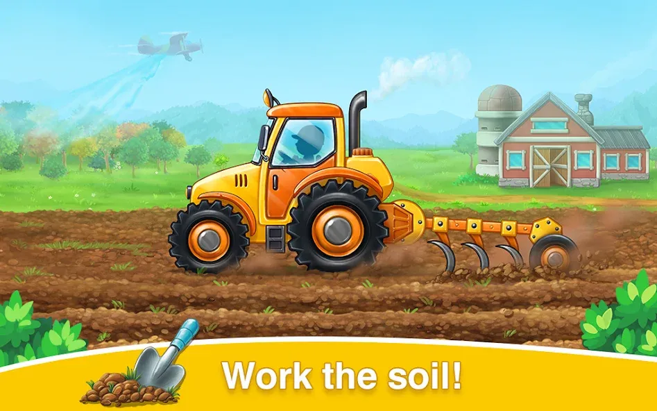Farm land & Harvest Kids Games [МОД Menu] Screenshot 2