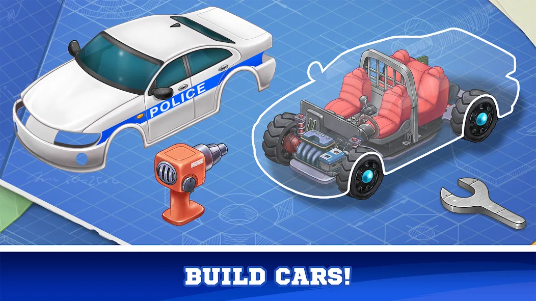 Kids Cars Games build a truck [МОД Бесконечные монеты] Screenshot 2
