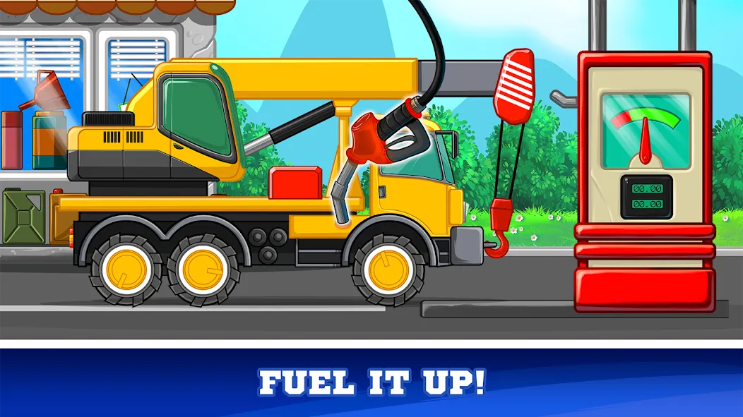 Kids Cars Games build a truck [МОД Бесконечные монеты] Screenshot 4