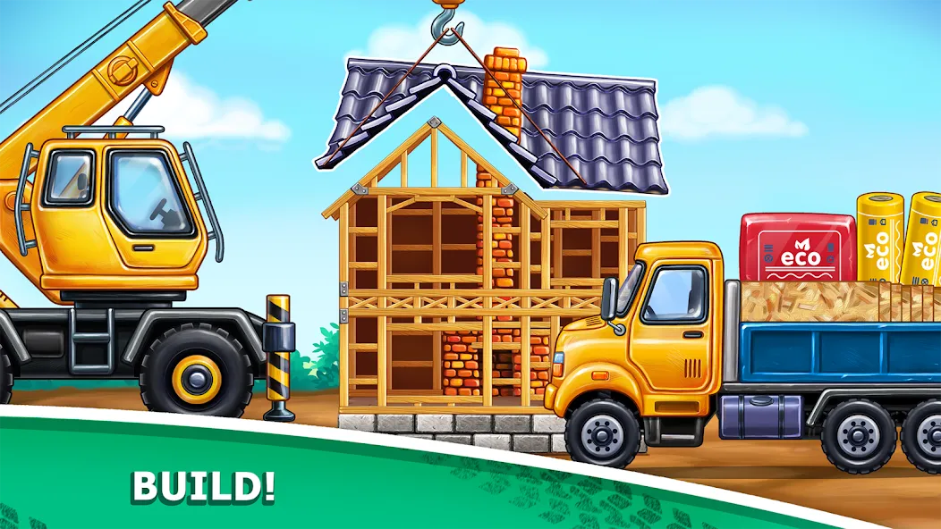 Truck games - build a house [МОД Menu] Screenshot 4