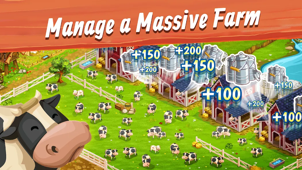 Big Farm: Mobile Harvest (Биг Фарм) [МОД Много денег] Screenshot 3