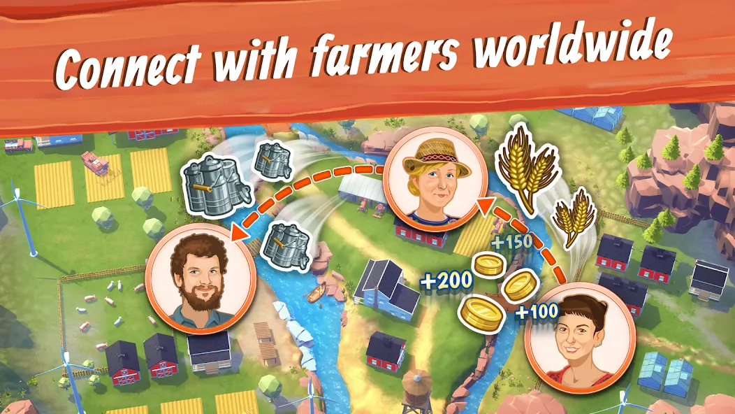 Big Farm: Mobile Harvest (Биг Фарм) [МОД Много денег] Screenshot 5