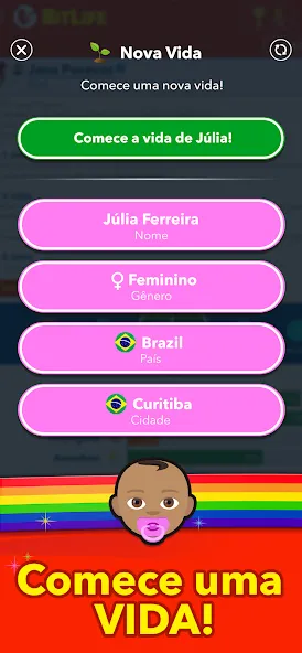 BitLife BR - Simulação de vida (БитЛайф БР) [МОД Все открыто] Screenshot 1