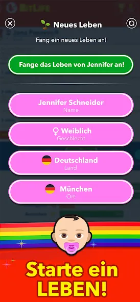 BitLife DE - Lebenssimulation (Битлайф ДЕ) [МОД Menu] Screenshot 1