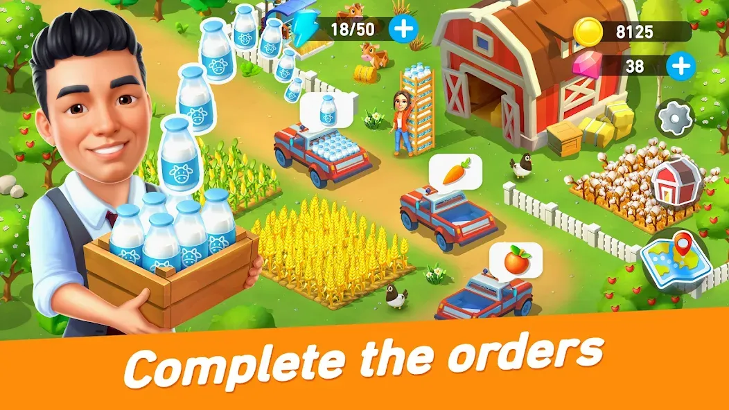 Goodville: Farm Game Adventure (Гудвилль) [МОД Бесконечные деньги] Screenshot 3