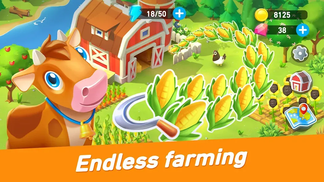 Goodville: Farm Game Adventure (Гудвилль) [МОД Бесконечные деньги] Screenshot 4
