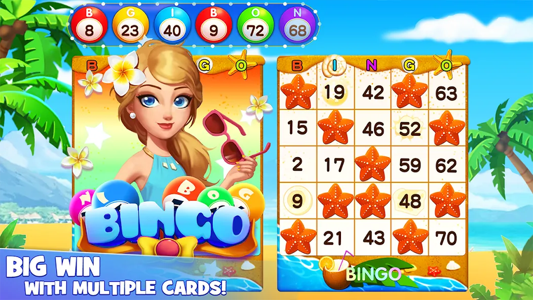 Bingo Lucky: Play Bingo Games (Бинго Лаки) [МОД Бесконечные монеты] Screenshot 1