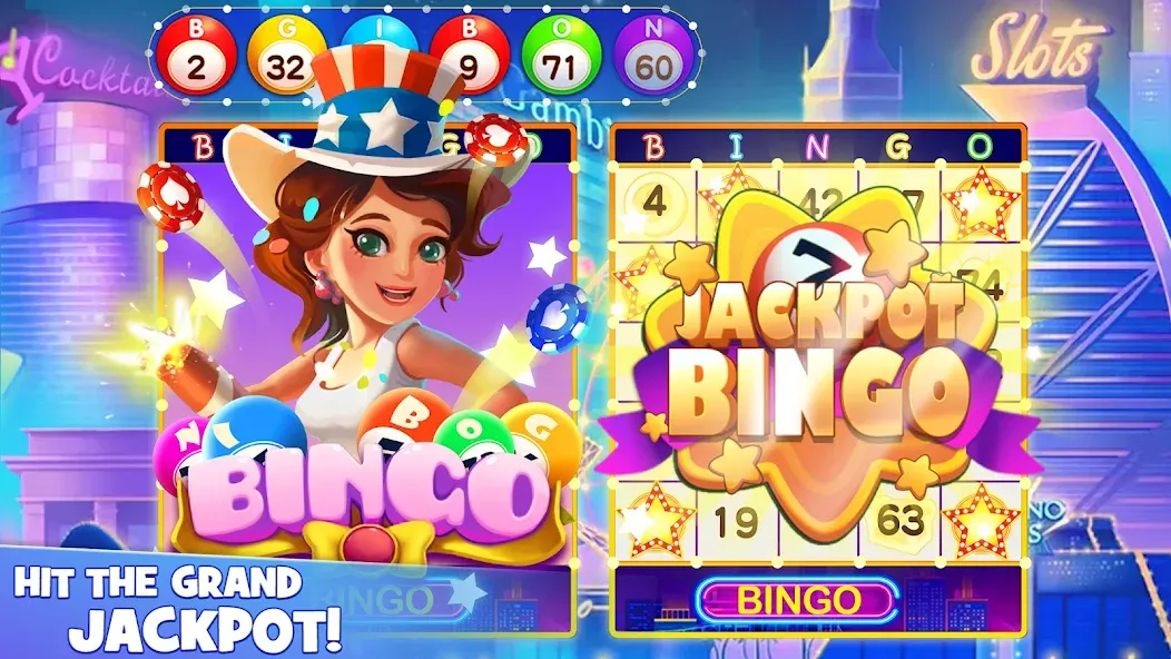 Bingo Lucky: Play Bingo Games (Бинго Лаки) [МОД Бесконечные монеты] Screenshot 2