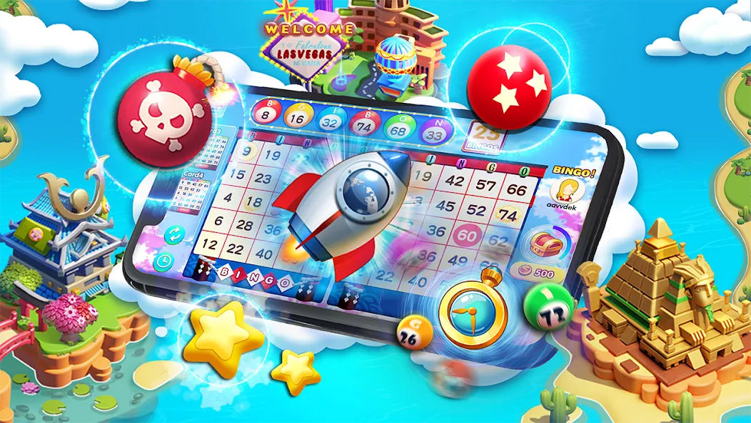 Bingo Lucky: Play Bingo Games (Бинго Лаки) [МОД Бесконечные монеты] Screenshot 3