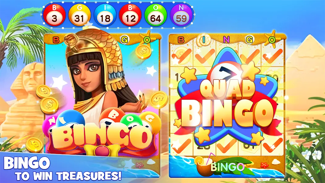 Bingo Lucky: Play Bingo Games (Бинго Лаки) [МОД Бесконечные монеты] Screenshot 5