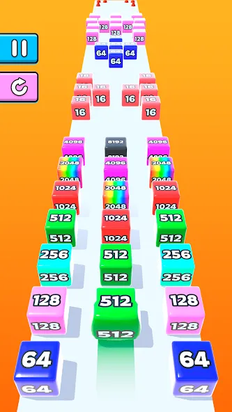 Jelly Run 2048 (Джелли Ран 2048) [МОД Unlimited Money] Screenshot 2