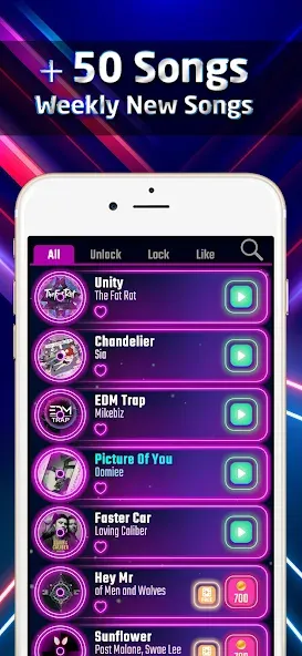 Beat Swiper (Бит Свайпер) [МОД Unlocked] Screenshot 3