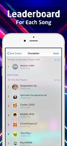 Beat Swiper (Бит Свайпер) [МОД Unlocked] Screenshot 5