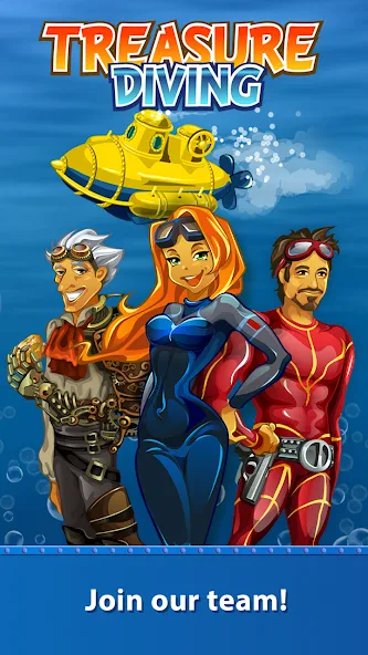 Treasure Diving [МОД Много монет] Screenshot 1