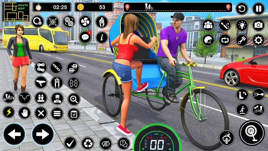 BMX Cycle Games 3D Cycle Race (игры на велосипеде 3D гонка) [МОД Mega Pack] Screenshot 2