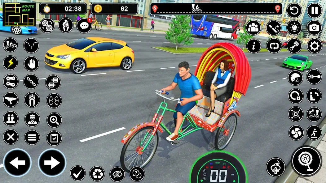 BMX Cycle Games 3D Cycle Race (игры на велосипеде 3D гонка) [МОД Mega Pack] Screenshot 3