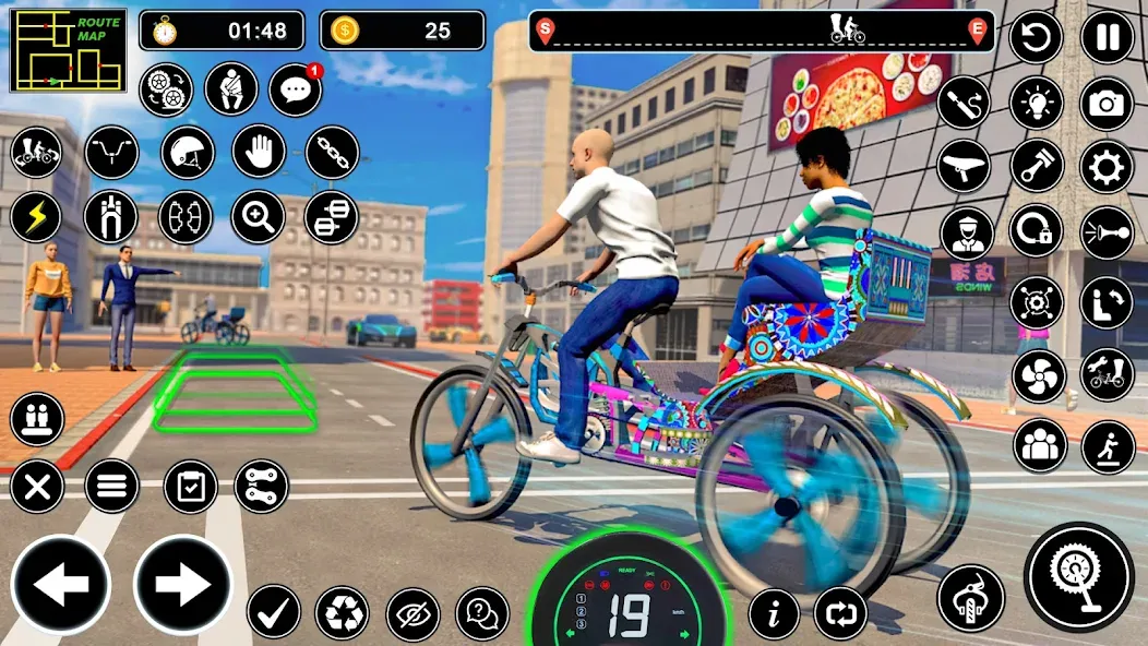 BMX Cycle Games 3D Cycle Race (игры на велосипеде 3D гонка) [МОД Mega Pack] Screenshot 4