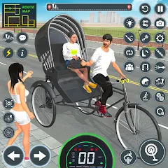 Скачать взлом BMX Cycle Games 3D Cycle Race (игры на велосипеде 3D гонка)  [МОД Mega Pack]