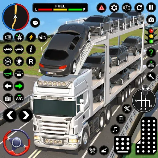 Car Transport - Truck Games 3D [МОД Unlocked] Screenshot 1