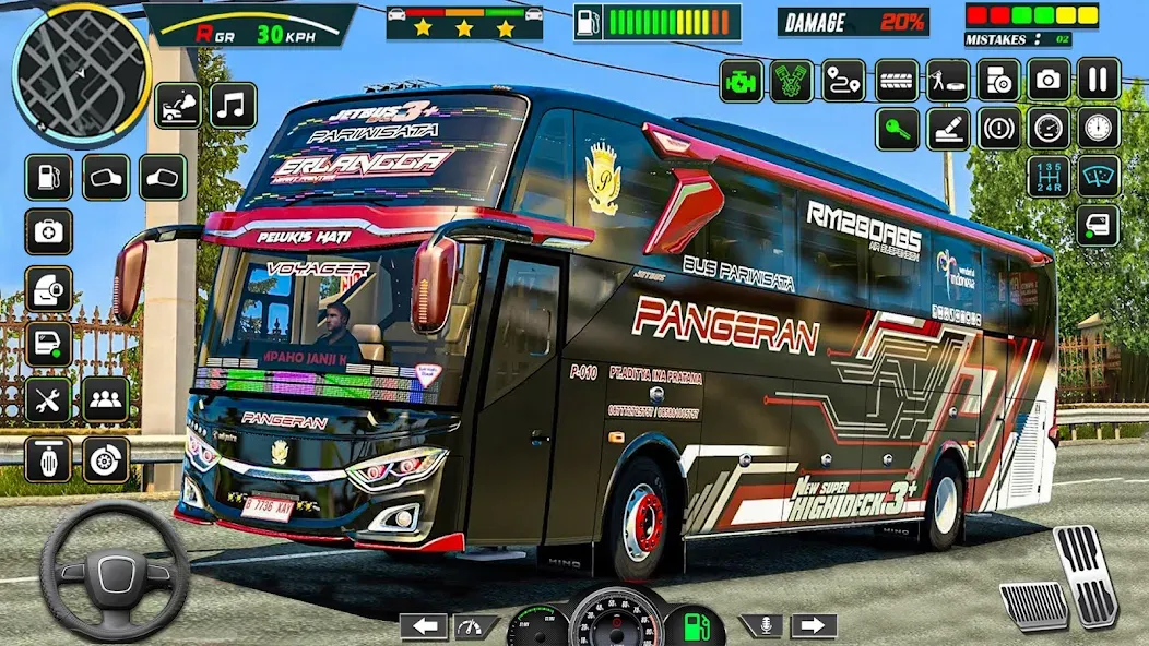 Public Coach Bus Driving Game (Паблик Коуч Бас Драйвинг Гейм) [МОД Меню] Screenshot 3