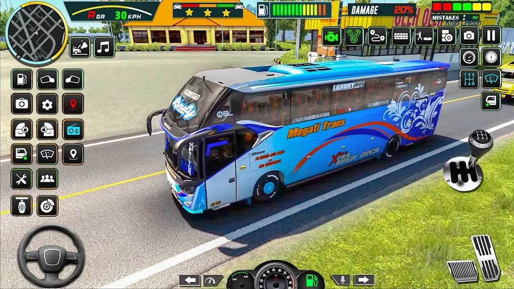 Public Coach Bus Driving Game (Паблик Коуч Бас Драйвинг Гейм) [МОД Меню] Screenshot 4
