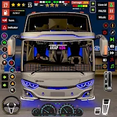 Взломанная Public Coach Bus Driving Game (Паблик Коуч Бас Драйвинг Гейм)  [МОД Меню]