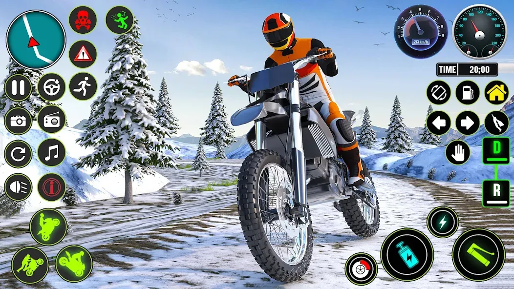 GT Bike Racing Game Moto Stunt (ДжиТи Байк Рейсинг Гейм Мото Стант) [МОД Бесконечные деньги] Screenshot 3