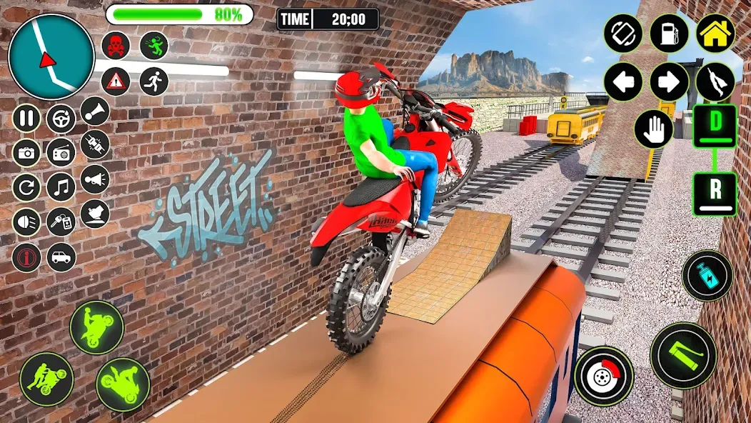 GT Bike Racing Game Moto Stunt (ДжиТи Байк Рейсинг Гейм Мото Стант) [МОД Бесконечные деньги] Screenshot 5