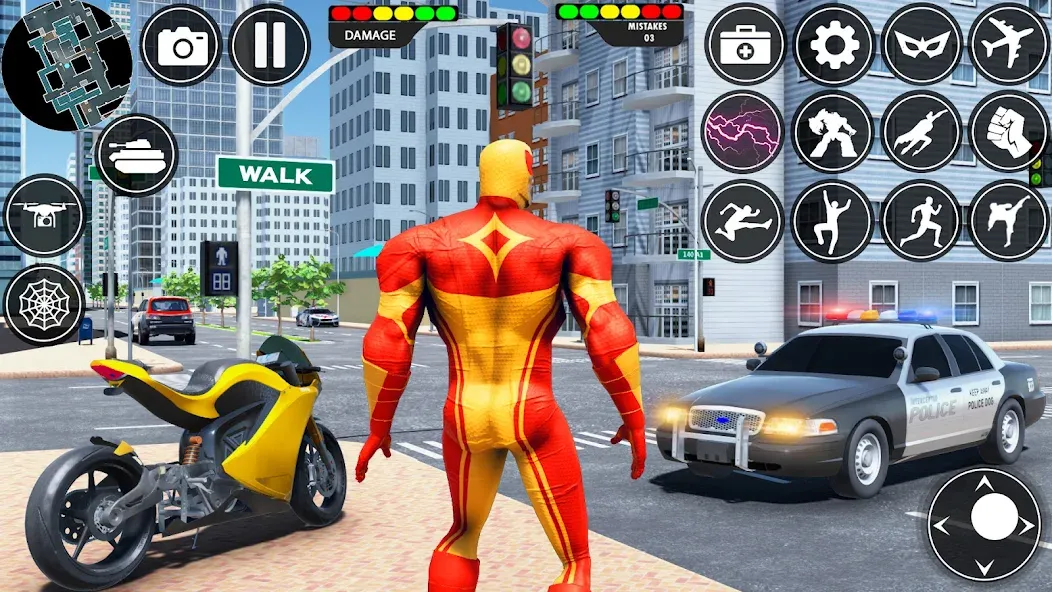 Rope Hero: Speed Hero Games (Роуп Хиро) [МОД Mega Pack] Screenshot 3