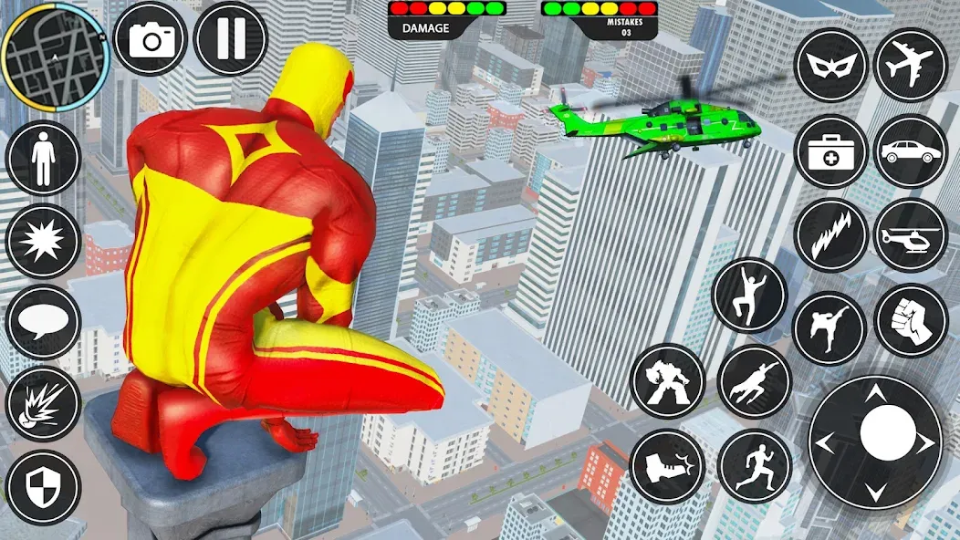 Rope Hero: Speed Hero Games (Роуп Хиро) [МОД Mega Pack] Screenshot 5