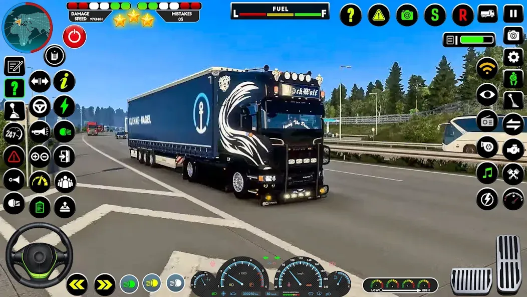 Truck Driving Euro Truck Game [МОД Mega Pack] Screenshot 4