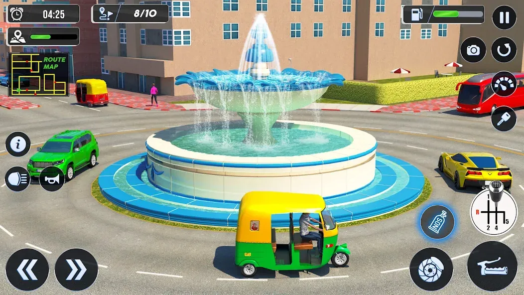 Tuk Tuk Auto Driving Games 3D [МОД Unlimited Money] Screenshot 5