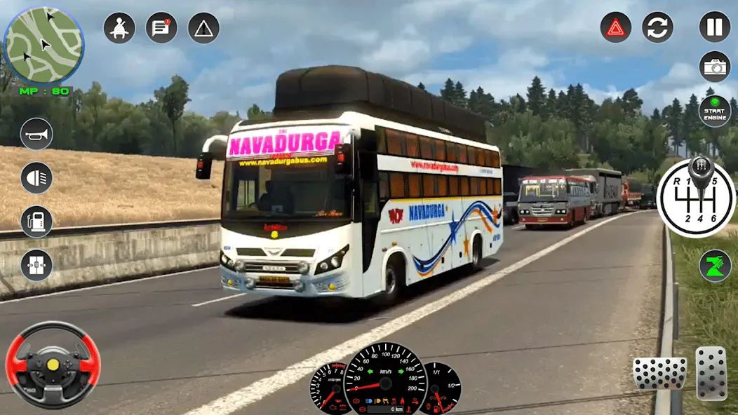 City Bus Driving: Bus Games 3D [МОД Бесконечные монеты] Screenshot 3