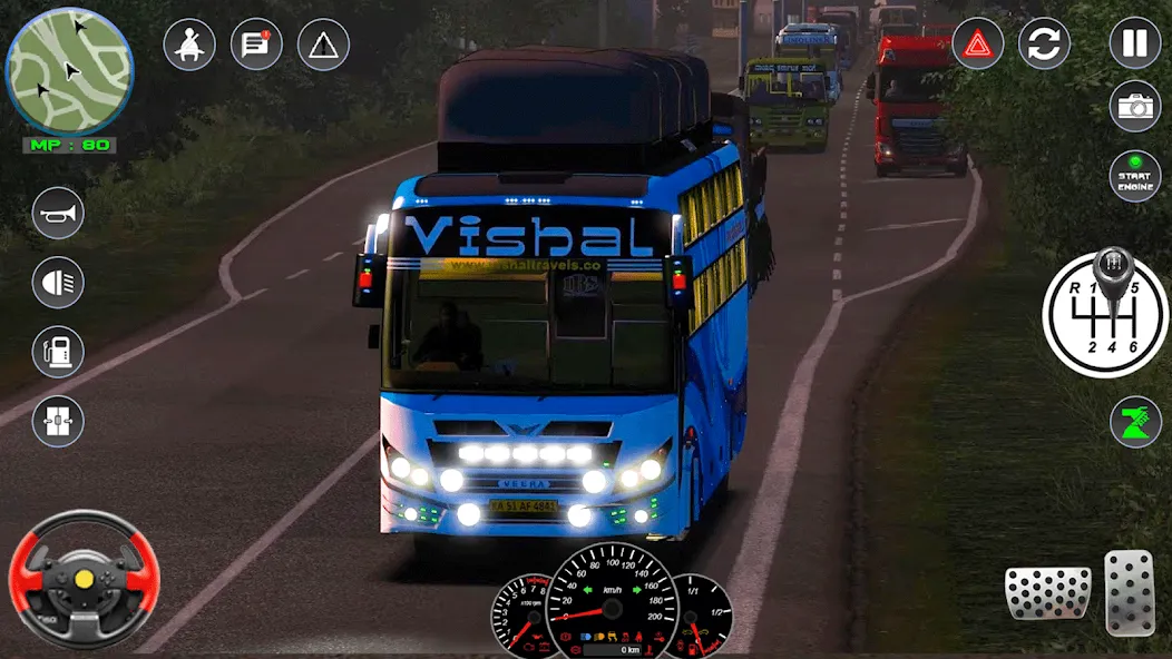 City Bus Driving: Bus Games 3D [МОД Бесконечные монеты] Screenshot 5