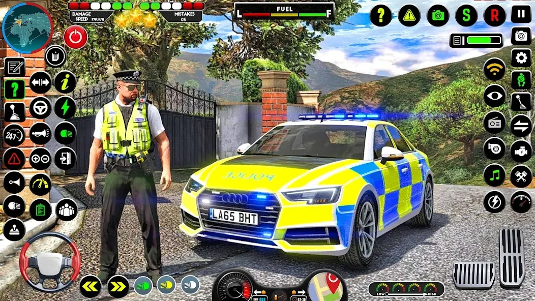 NYPD Police Car Parking Game [МОД Много монет] Screenshot 1