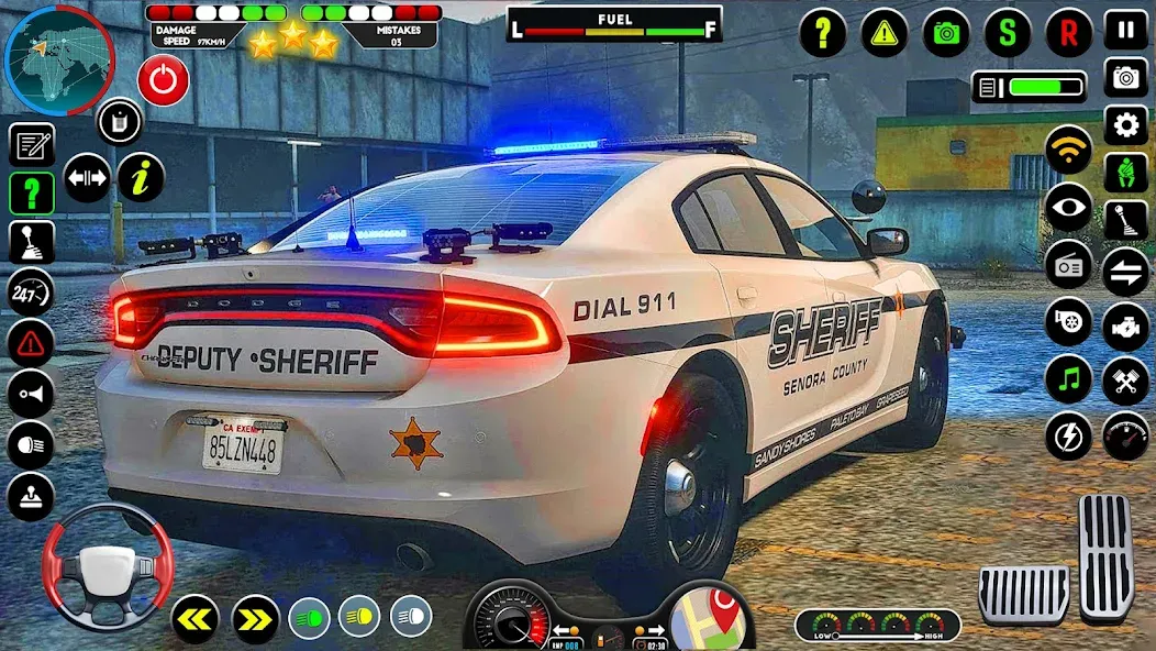 NYPD Police Car Parking Game [МОД Много монет] Screenshot 3