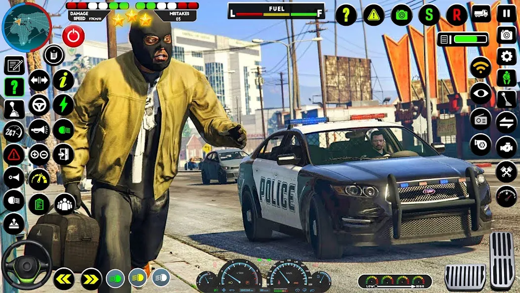 NYPD Police Car Parking Game [МОД Много монет] Screenshot 5